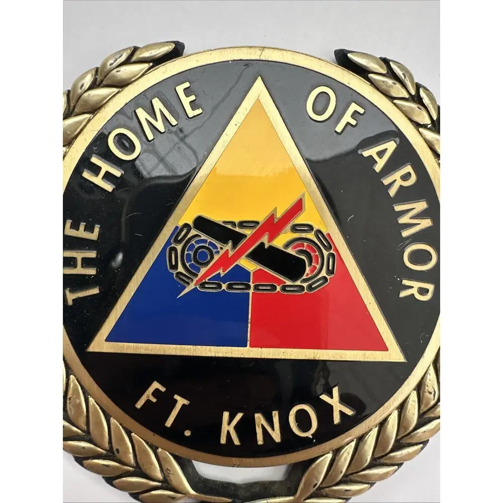 US Army Fort Knox Home of Armor Challenge Coin Military Collectible Kentucky